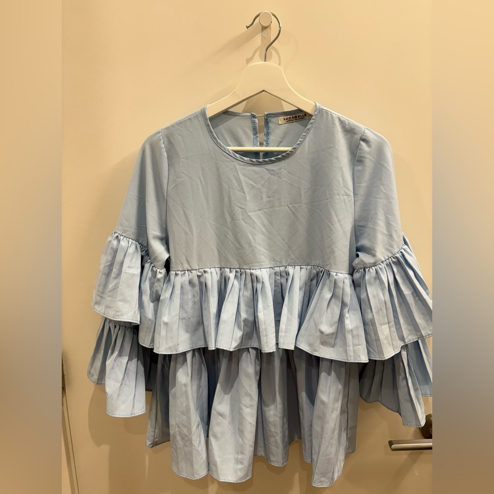 Nasty Gal - layered ruffle top